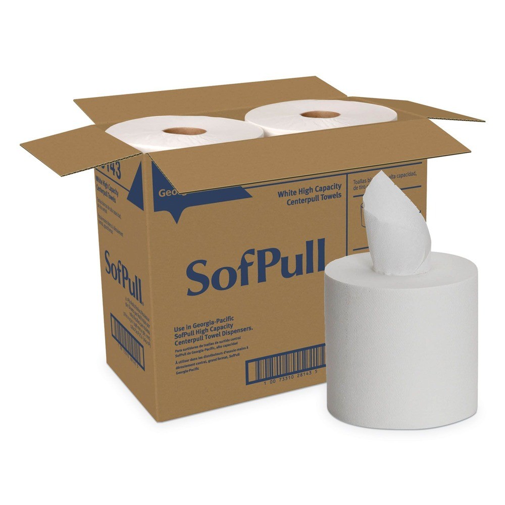 Georgia Pacific Professional 28143 SofPull Perf Ppr Twl (560/Roll, 4-Rl/Ct) New