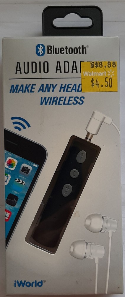 iWORLD BLUETOOTH AUDIO ADAPTER ... PRICE SLASHED TODAY !