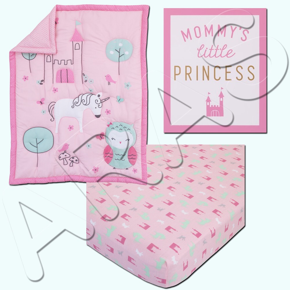 Child of Mine: Princess 3pc Crib Set by Carter's