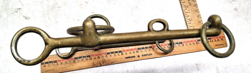 Solid Nickel Horse Bit - 5" Low Port Bit - 104241
