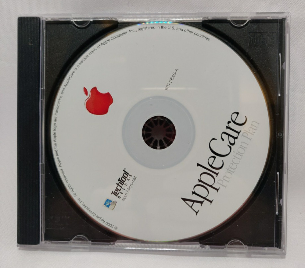Vintage 2001 AppleCare Protection Plan CD-ROM Disc 691-3100-A USED