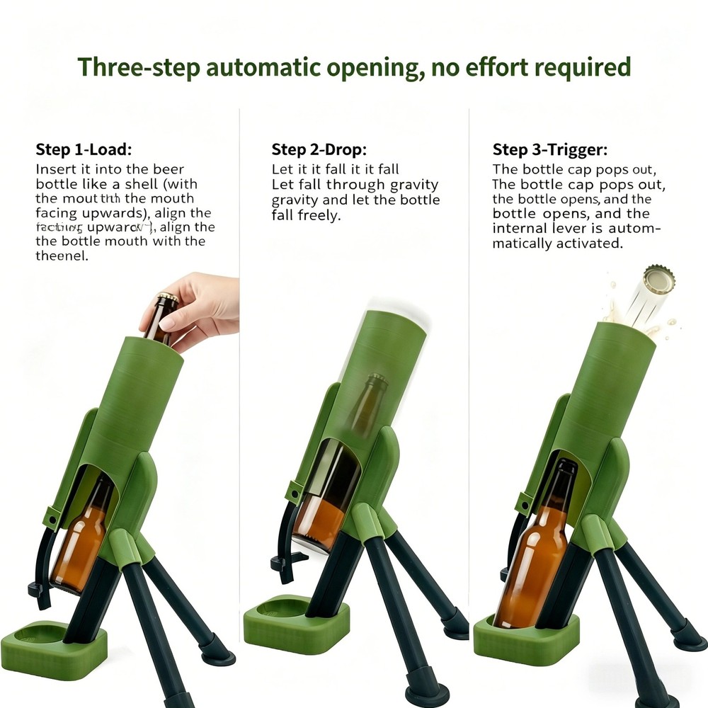 Mortar Beer Opener - Fun Party Launcher
