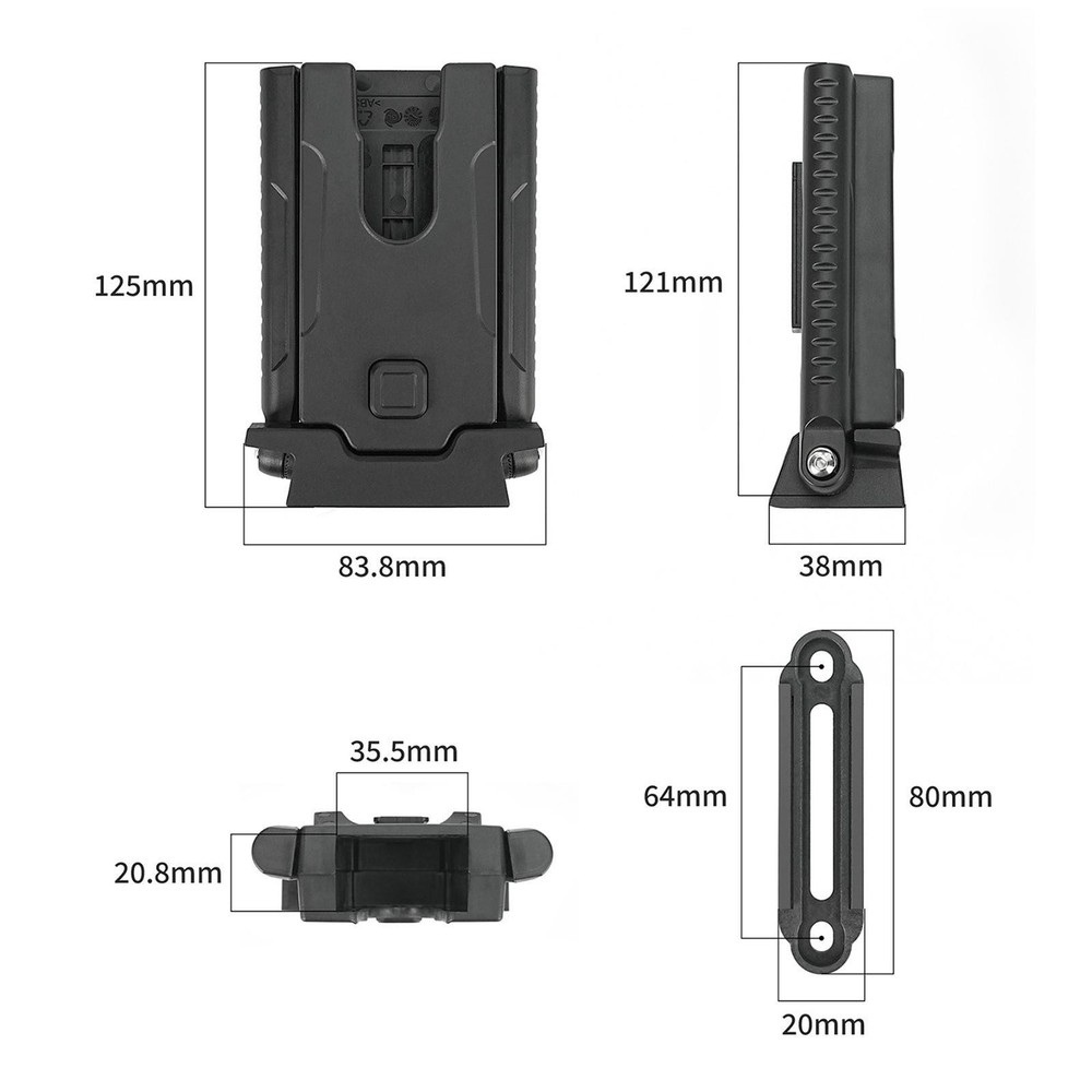 Bike Crank Kickstand Bracket Accessories Professional Practical Support Rack