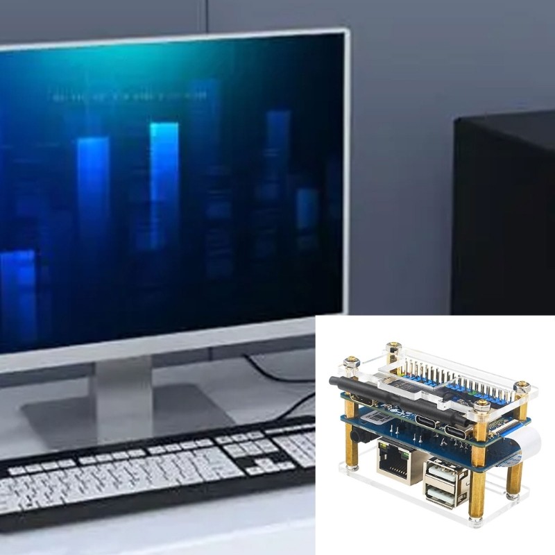 Processor Development Board Interface Transparent Cover for OrangePi 0 2W