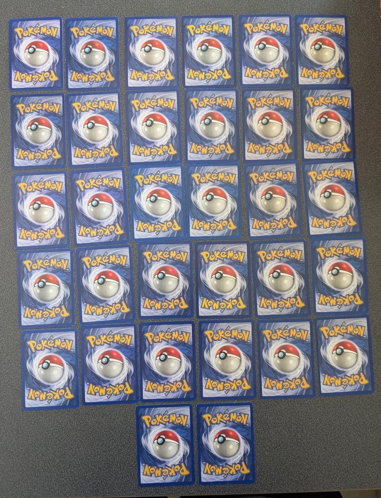 Complete 70 Card Base Set Pokemon Uncommon Common Cards