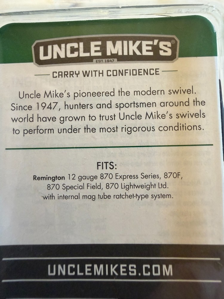 Remington 870 Quick Detachable Swivel