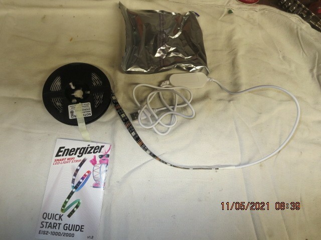 Energizer Smart WiFI LED LIGHT STRIP 6-1/2 FT. Multicolor Dimable LEDLight Strip