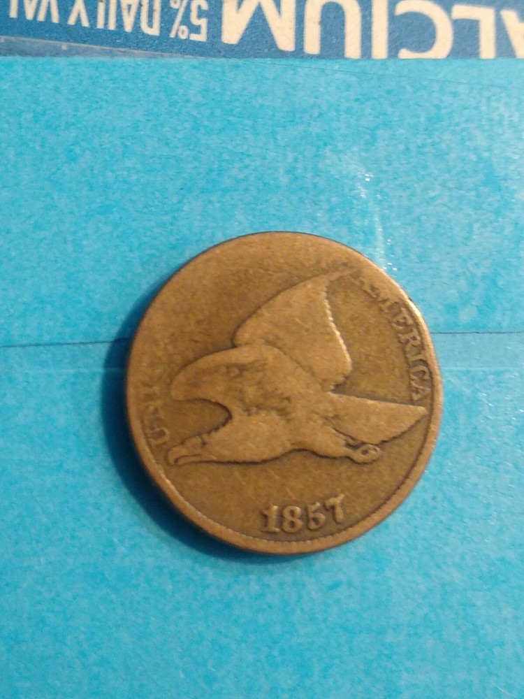 1857 1C Flying Eagle Cent