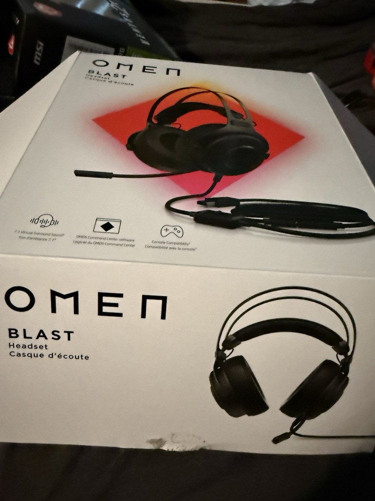 HP OMEN Blast Headset Computer PC Gaming Headphones