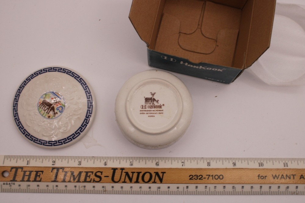 Vintage Crane Trinket Box R1C5