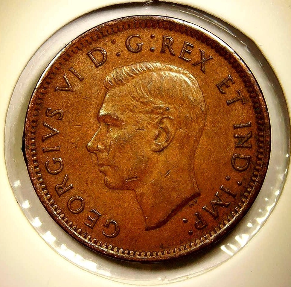 1941 Canada Cent King George VI