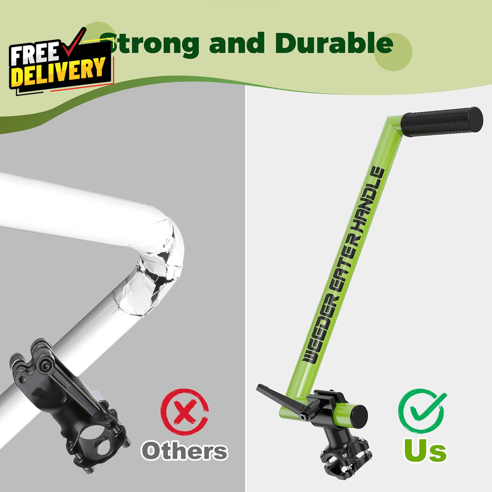 Upgraded Weed Eater Handle Ergonomic String Trimmer Handle with Adjustable Sh...
