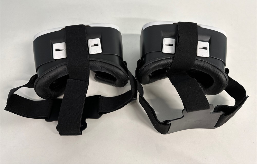 2-PACK ONN White Virtual Reality VR Smartphone Headset for Apple or Android