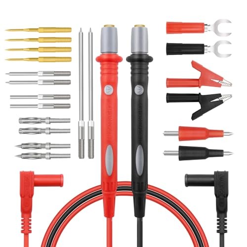 22-Piece Multimeter Test Lead Kit, Back Probe Test Leads,Multimeter