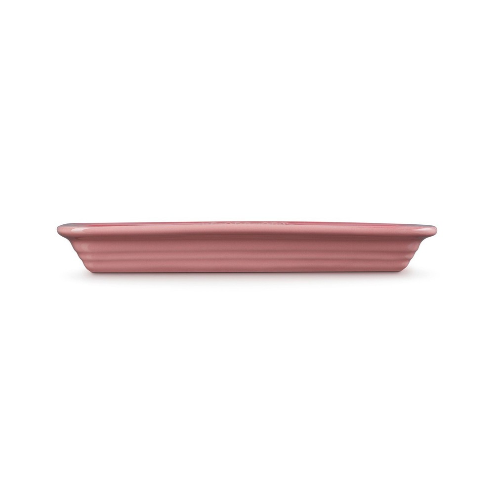 Le Creuset Rectangular Plate 25cm 10" Rose Quartz Stoneware Serving Platter New