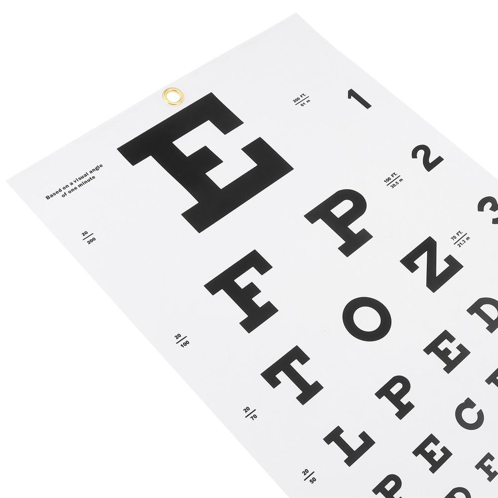 Complete Eye Chart Set for Vision Testing & Visual Acuity Assessment