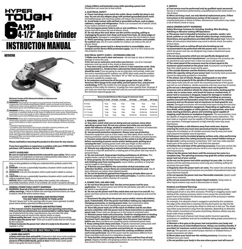 Hyper Tough 6 Amp Corded Angle Grinder with Handle, Adjustable Guard