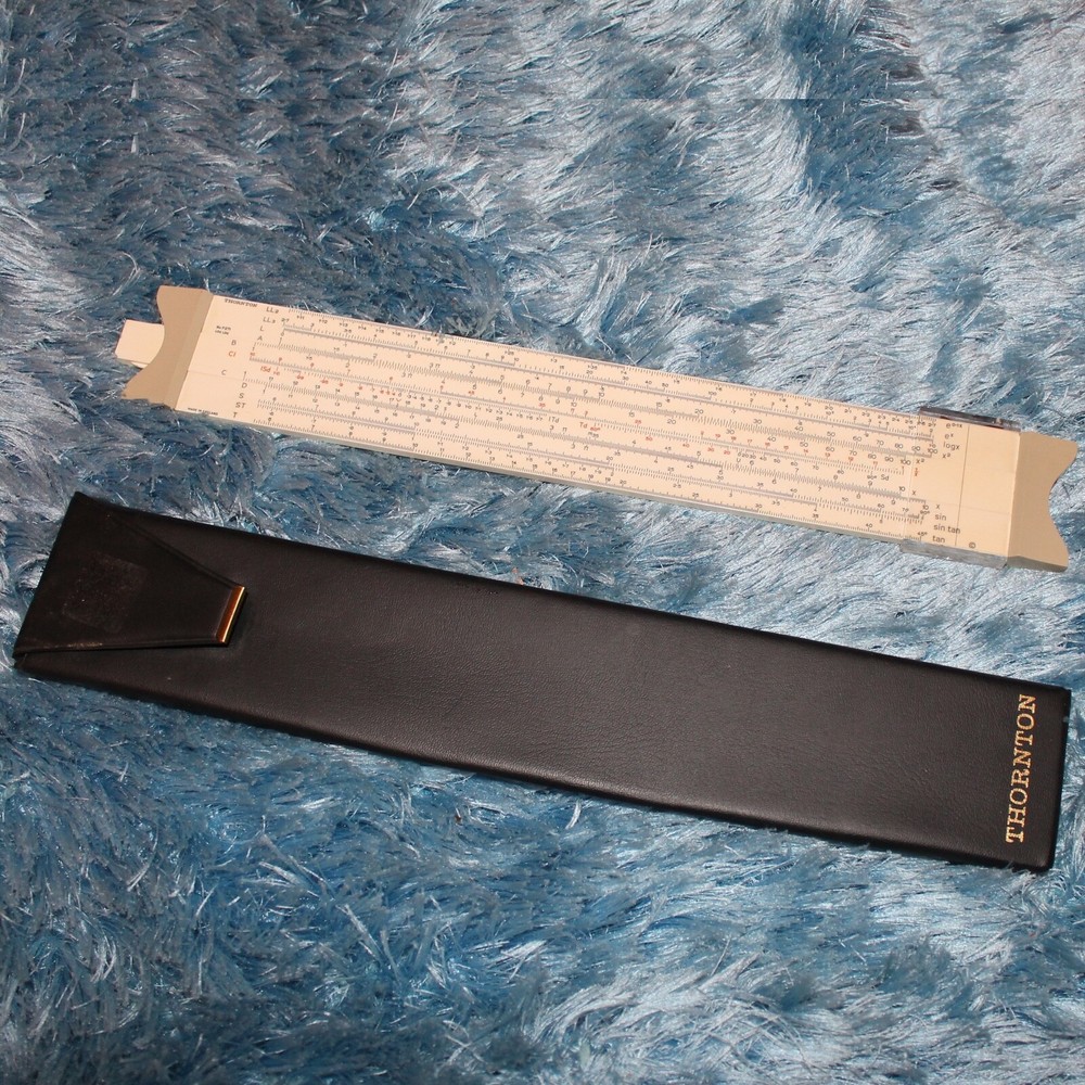 THORNTON P271 Log Log Slide Rule + Original Case