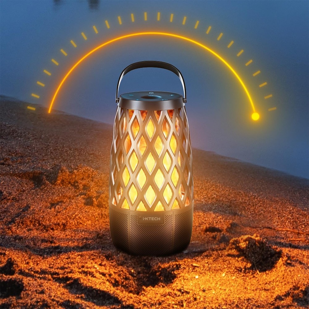 IXTECH Outdoor Bluetooth Speakers, Waterproof Portable Bluetooth Speaker 2 Pack