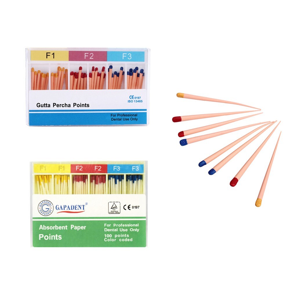 Dental Endo Gutta Percha Points/Absorbent Paper Points Root Canal Obturating