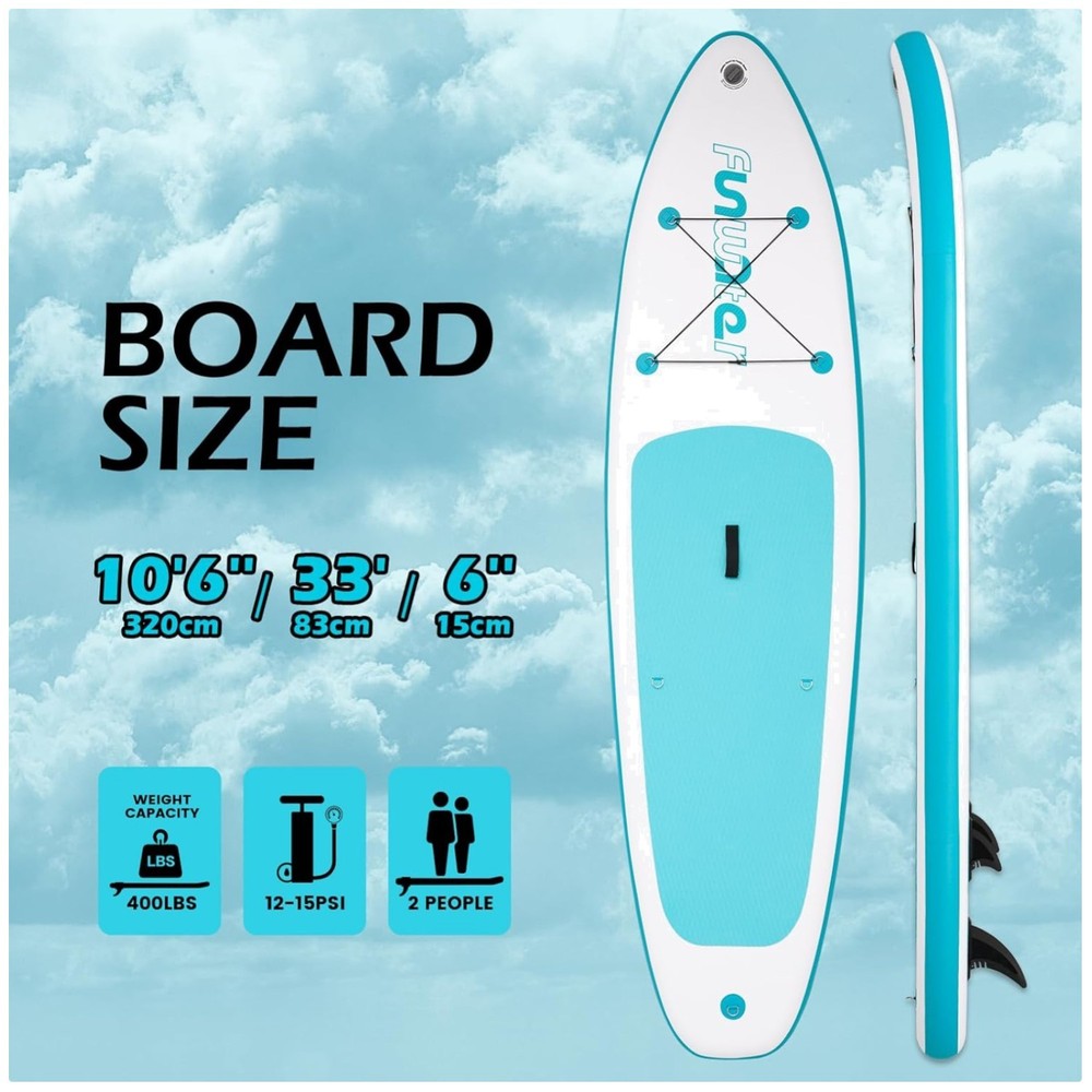 Portable Inflatable Paddleboard Set with  Accessories