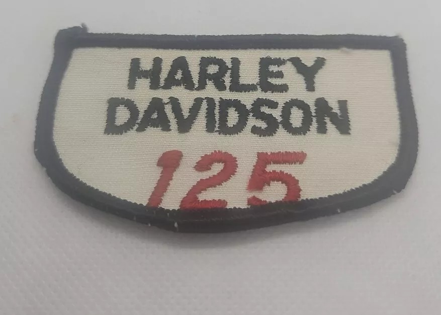 Harley Motorcycle 125 Patch _ Vintage