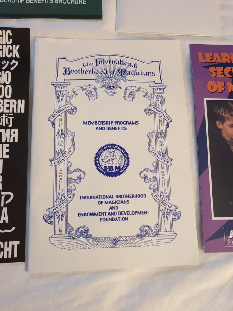 IBM & SAM & SYM Informational Booklets LOT Magic Magician