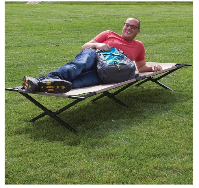 Coleman Trailhead II Large Folding Cot with Easy Setup & Takedown