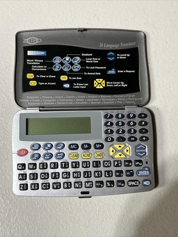 ZERO 26 language Translator S/N : A44425 From Global Translator Test Work Great