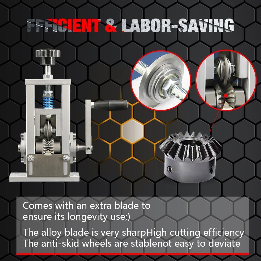 Manual Wire Stripping Machine for 0.04"-0.79" Copper Cable Stripper With Spring