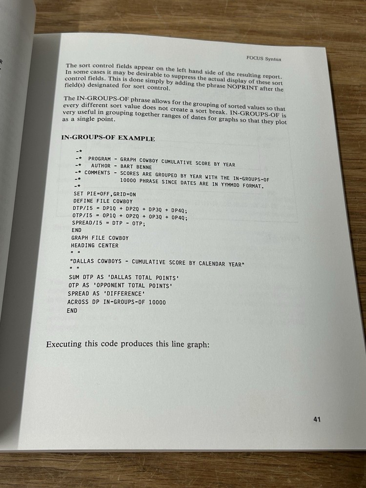 Focus Developer's Handbook Bart Benne 1987 Computer Professional Series Paperbck