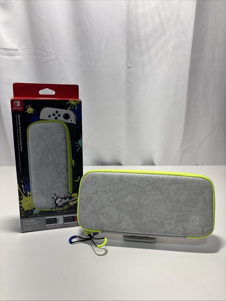 Nintendo Switch Case Splatoon 3 Edition New In Box Missing Screen Protector