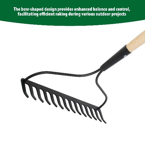 Wood Bow Rake