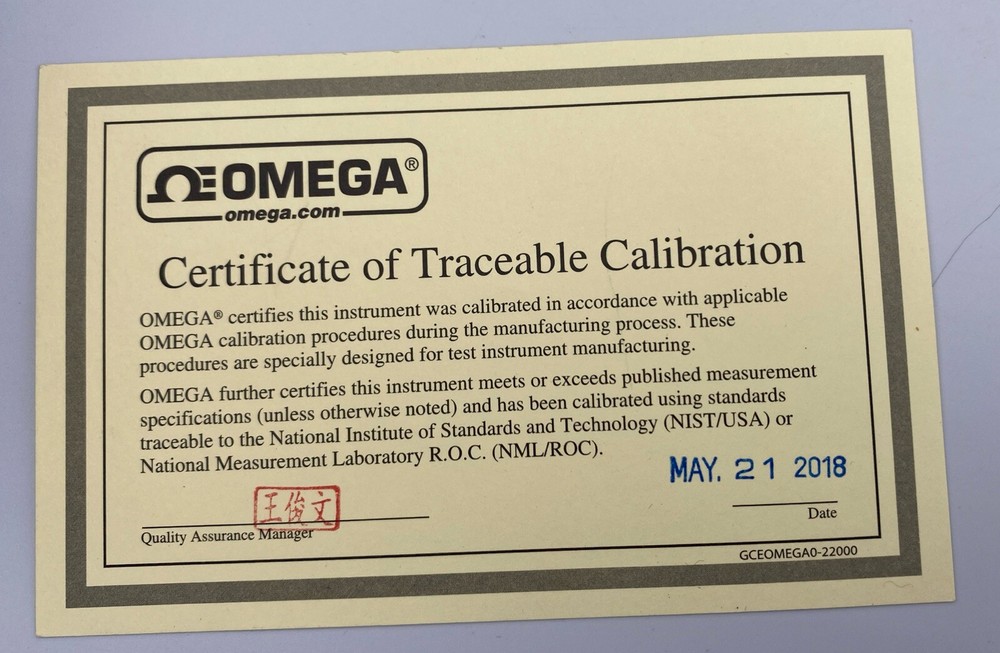 Omega Working HH306/306A Data Logger Thermometer In Box