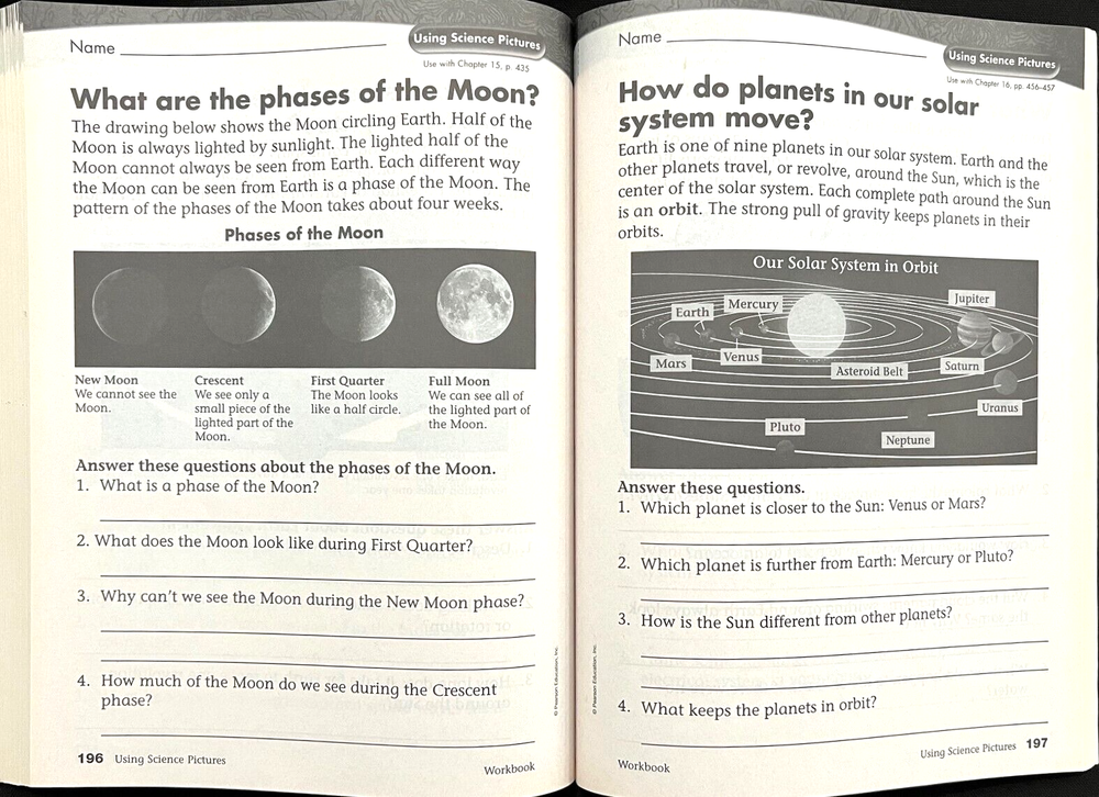 3rd Grade - SCIENCE - WORKBOOK - TEACHER GUIDE (2005, Scott Foresman)