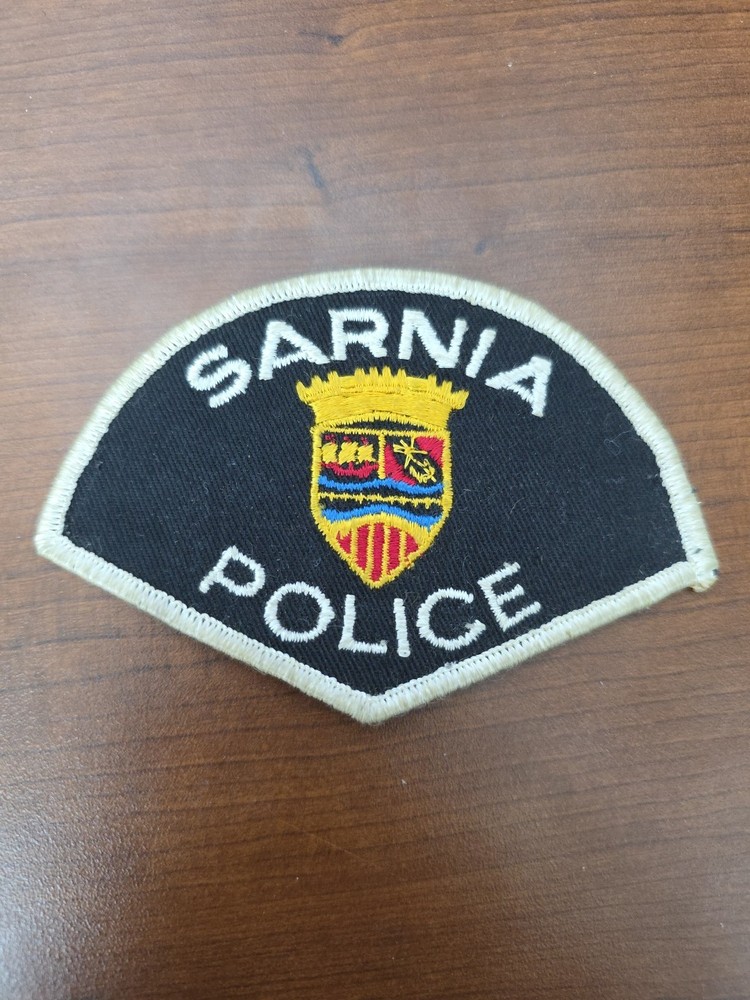 Sarnia Police  Canada Shoulder Patch Obsolete Vintage