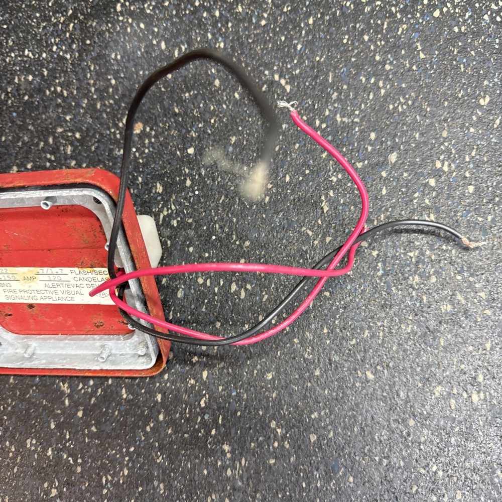 FOS FARADAY FIRE STROBE RED Vintage