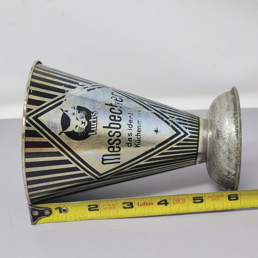Vintage MCM Luchs Messbecher German Measuring Cup/Cone Barware
