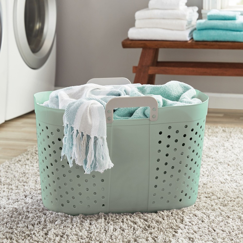 Oval Flex Decorative Basket White Adult