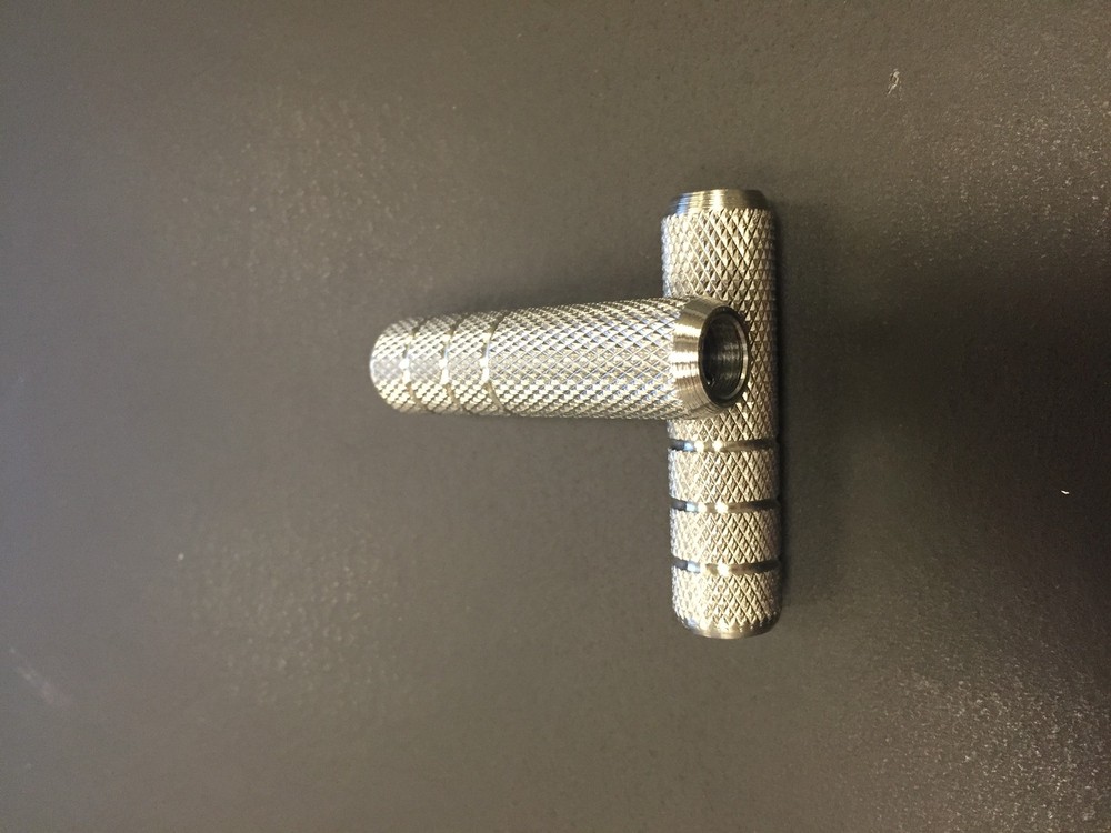 Tattoo Knurled Grips SS 1/2"