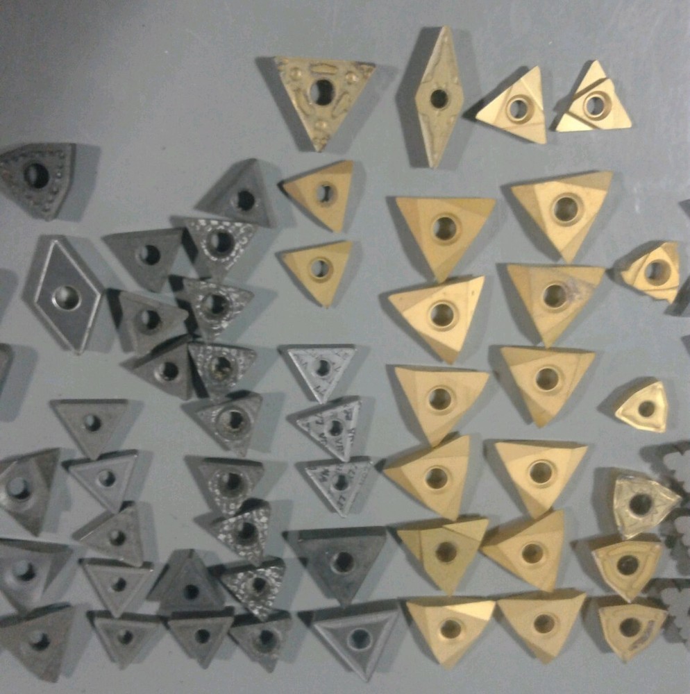Misc Lot of (72) Carbide Turning Tool Inserts