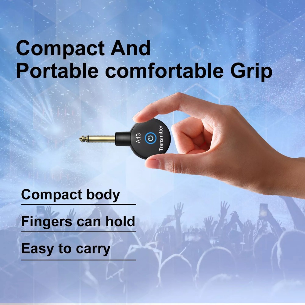 Wireless Guitar System Converter Transmitter Receiver For Electric Instruments