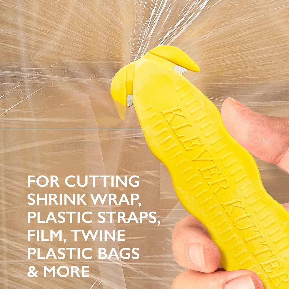 Box Cutter, Klever Kutter, 100/Pack Yellow