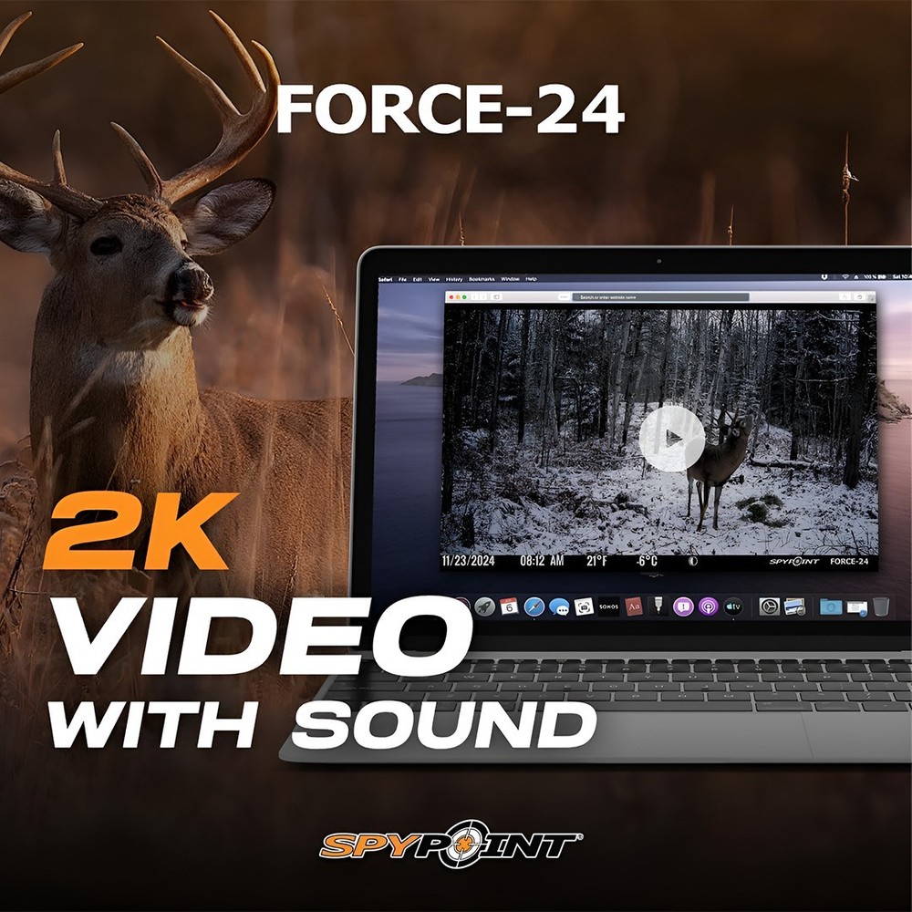 Spypoint Force-24MP Non-Cellular Trail Camera with Accessories Bundle