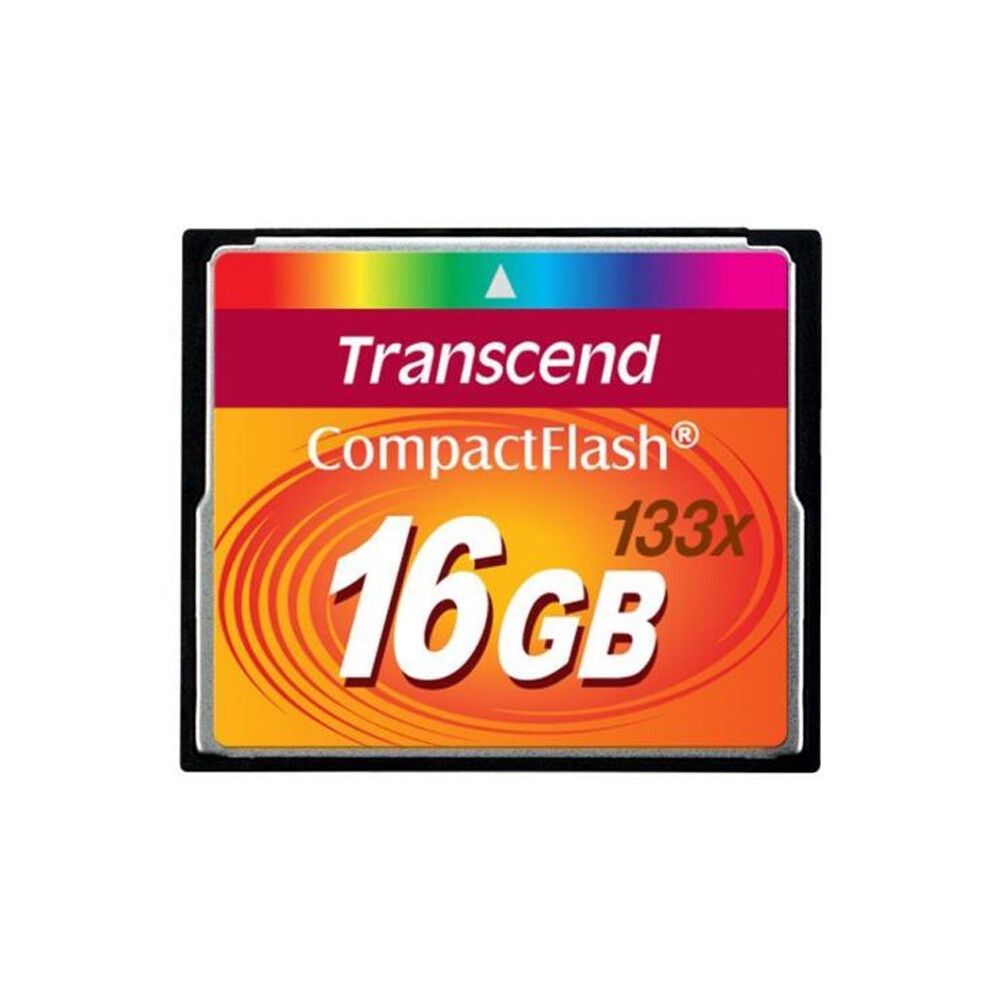 Transcend CF Memory Card 16GB 133x Compact Flash Card
