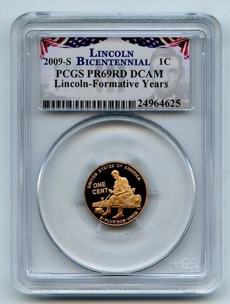 2009 S 1C Lincoln Formative Years Cent PCGS PR69DCAM