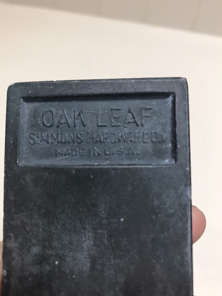 Oak Leaf Simmons Hardware Co Hone