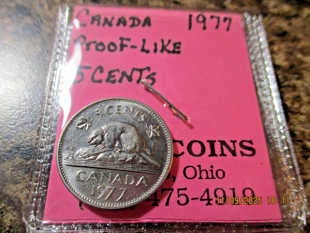1977 CANADA PL NICKEL     ALL