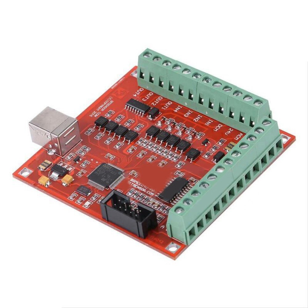USB-MACH3 100Khz Breakout-Board 4 Axis Interface For CNC Motion Controller