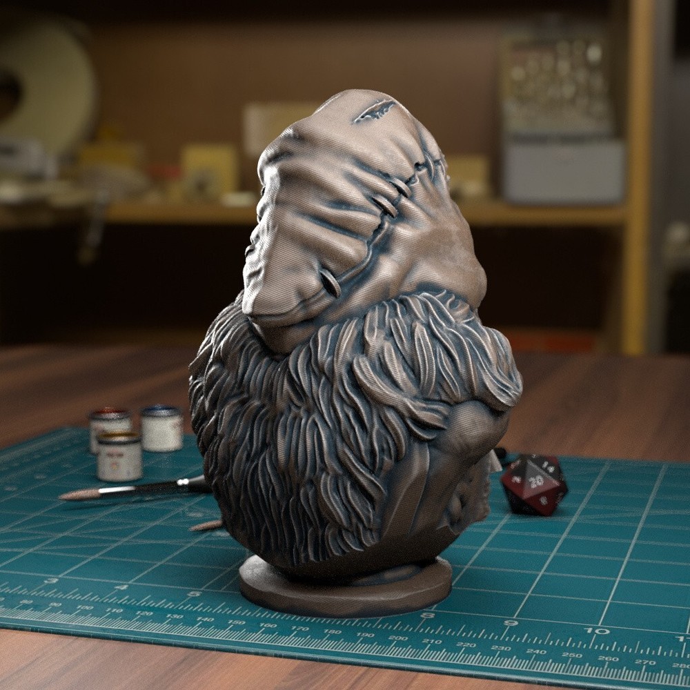 Druid Bust - Resin Miniature | Tabletop Games